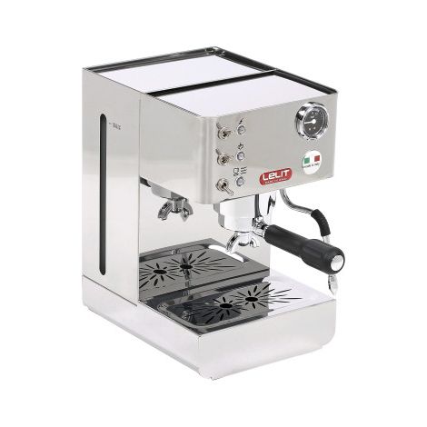 Lelit Anna Macchina da Caffè - Con Montalatte multidirezionale - PL41LEM-2G80 - Acciaio Inossidabile Lucido