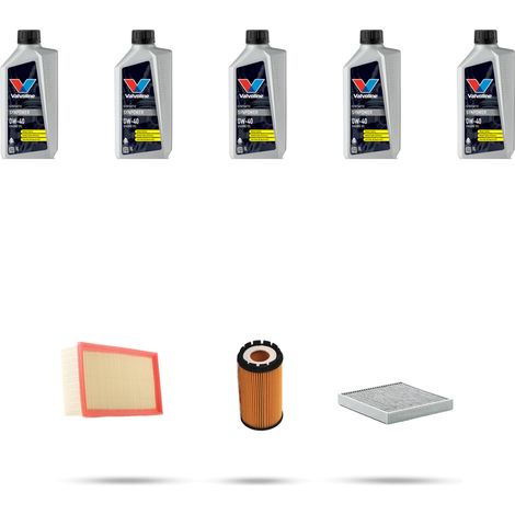 Kit tagliando 3 FILTRI e 5L OLIO compatibile con Renault Clio III 1.4 72kw Dal 2005 (1/5)