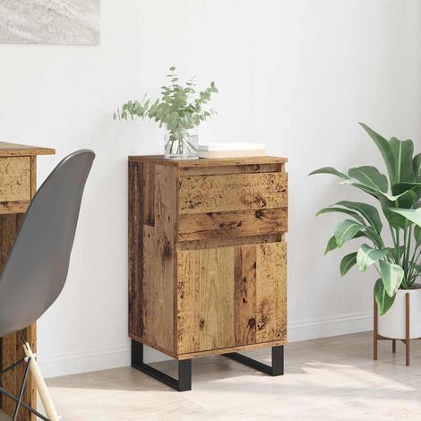Buffet-Meuble de rangement Bois ancien 35 x 40 x 70 cm Bois d'ingénierie 680298 (1/5)