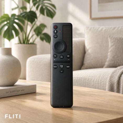 Télécommande universelle solaire vocale Samsung, 4 raccourcis, ABS, pour TV Smart QLED Série 6/7/8 (1/5)