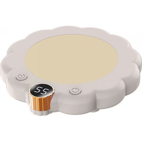 Rechaud De Bureau - 55 ℃ Temperatura Constante - 3 Niveles De Calentamiento - Temporizador 1 2 4 H - Apertura 10 Cm - Para Tazas Y Vasos - 1 Unidad (1/5)