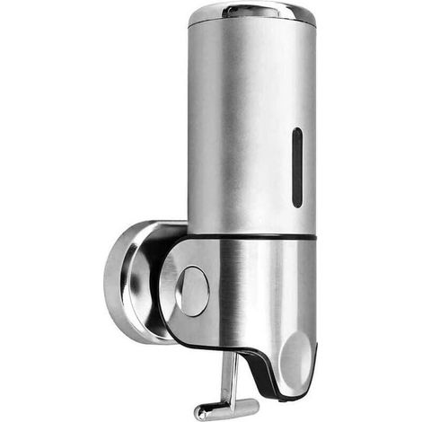 Wall-Mounted Soap Dispenser - Manual Soap Dispenser for Kitchen, Bathroom, Shampoo, Shower Gel (500 ml) (1/4)