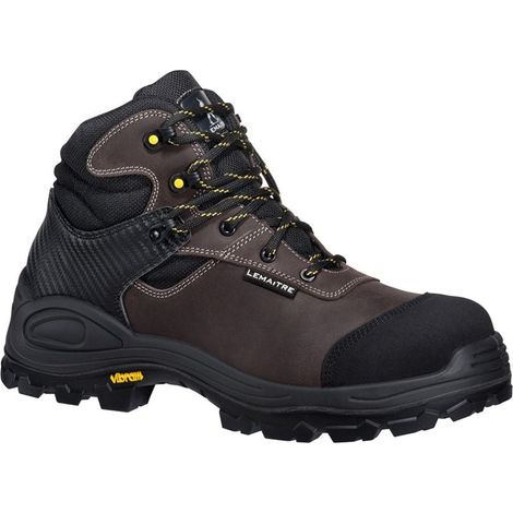 Scarpe antinfortunistiche alte Lemaitre Tiger BTP S3 CI HI HRO Marrone 40
