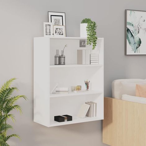 vidaXL Armario colgante de pared blanco 69,5x32,5x90 cm (1/5)