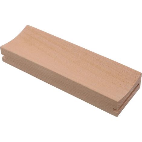 Support de rangement en bois pour rouleaux à pâtisserie, à poser sur le plan de travail, pour ranger les ustensiles de cuisine (18,50 x 6,00 x 3,00 cm). (1/3)