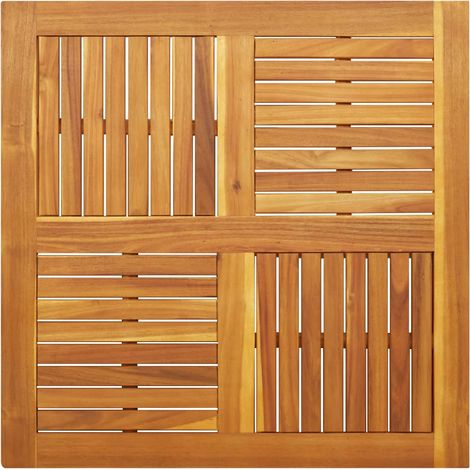 Dessus de table  Dessus de bureau  Plateau de table 90x90x2,2 cm carré bois massif d'acacia