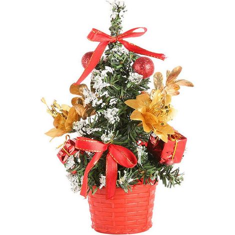 Sapin de Noël Artificiel - 20 cm - Pour Décoration de Table et Intérieur - 1 Pièce (1/5)