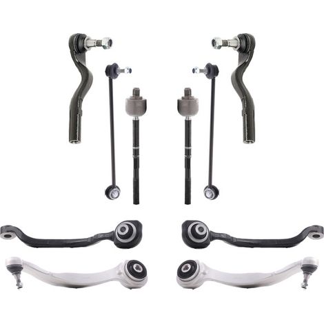 KIT BRACCIO OSCILLANTE 10 PEZZI COMPATIBILE CON MERCEDES-BENZ CLASSE CLASSE E (W212) E 2 / Kit Sospensione Completo OE/OEM / Bracci Oscillanti + Testine Sterzo / Sostituzione Diretta OEM