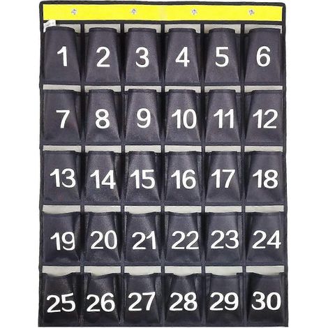 Organiseur mural pour téléphone portable et calculatrice Dhrs, idéal pour les salles de classe. (1/5)