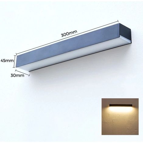(Lumière chaude) Lampe solaire LED extérieure étanche pour jardin, décoration, lampe solaire ultra-lumineuse pour porte de villa, numéro de porte, balcon, appliques murales. (1/5)