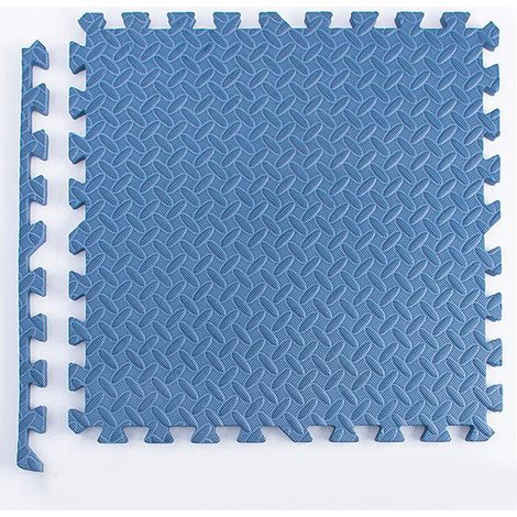 Tapis de Motricité Bébé 12 Pièces - Mousse Anti-Bactérienne - Pour Ramper et Jouer en Sécurité-30x30x1cm (1/5)