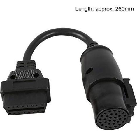 Lot complet 8 câbles OBD II + OBD2 pour scanner auto camion diagnostic (1/5)