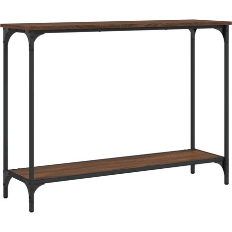 Maison Exclusive - Mesa consola madera de ingeniería marrón roble