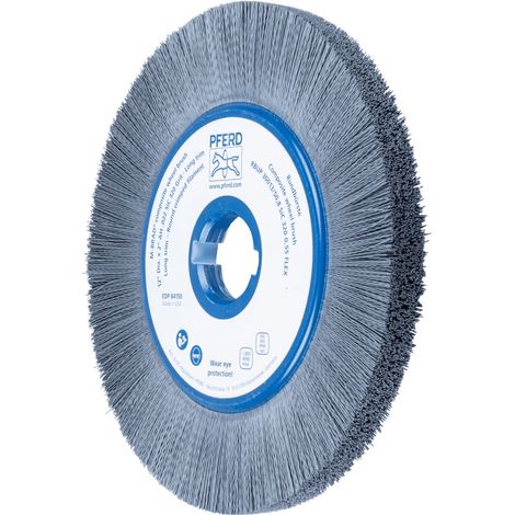 PFERD TOOLS COMPOSITE FLEX Rundbürste RBUP Ø 300x13x50,8 mm Bohrung SiC-Filament-Ø 0,55 mm Korn 320 stationär
