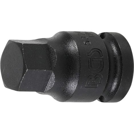 BGS technic BGS 5334-H17 - Inserto per punte di forza, 12,5 mm (1/2"), esagono incassato 17 mm