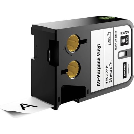 DYMO 1868753 XTL Colore Nastro: Bianco Colore carattere:Nero 24 mm 7 m (1/3)