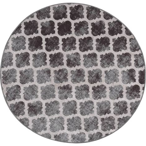 Tapis lavable antidérapant, Tapis de salon, Tapis Intérieur & Extérieur φ120 cm Multicolore MKS19183 (1/5)