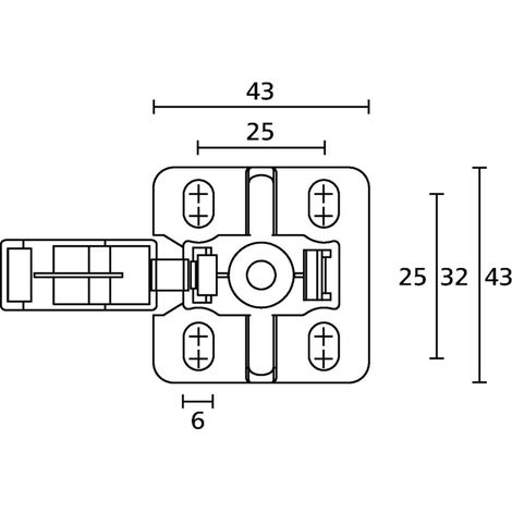 Hellermann Tyton IWS-Wellrohrhalter CTCC-IWS17-MB43-GY20 grau schraubbar 20 Stk