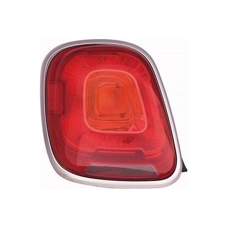 Feu arrière gauche contour satiné Fiat 500X Trekking phase 1 2015-2019