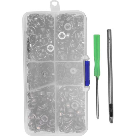 Boutons à tête rivetés avec anneau D en laiton pour bricolage et accessoires de puériculture (1/5)