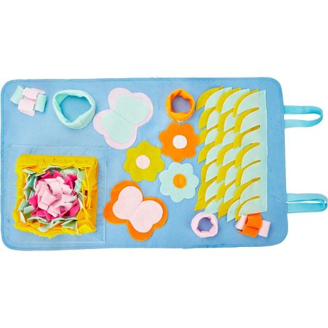 Tapis Snuffle Pour Chiens - 76 x 45 cm - Jeu Interactif de Recherche Alimentaire - Stimulation Cérébrale - Pour Chiens Petite Moyenne et Grande Taille - 1 Pièce (1/5)