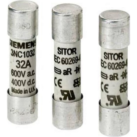 Siemens SITOR fusible eléctrico translúcido 20 A 690 V