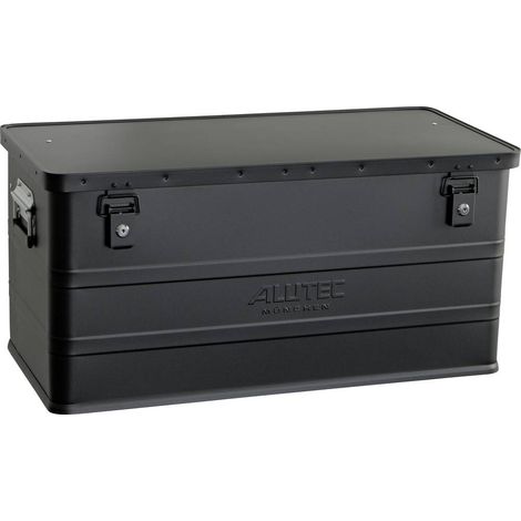 CAISSE DE TRANSPORT ALUTEC CLASSIC 11093BLACK ALUMINIUM (L X L X H) 775 X 385 X 375 MM (1/3)