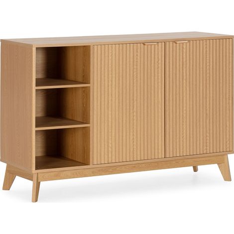 Sideboard Oporto 2 türen Eichenfarbe