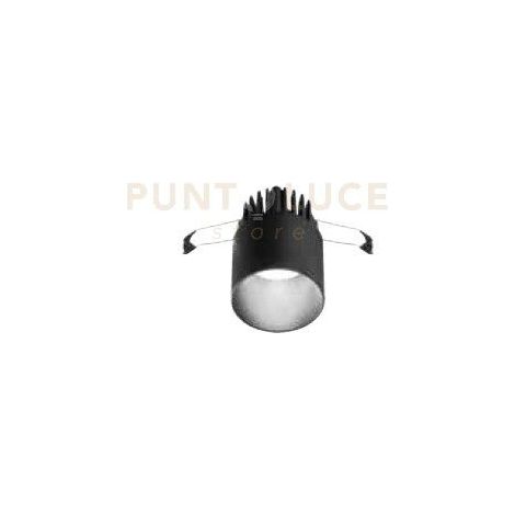 BEACH FARETTO DA INCASSO NERO A LED 9W 585LM 3000K IP54 D.7CM
