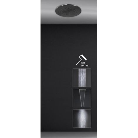 Gessi Minimali, système de douche encastré D502 type de jet