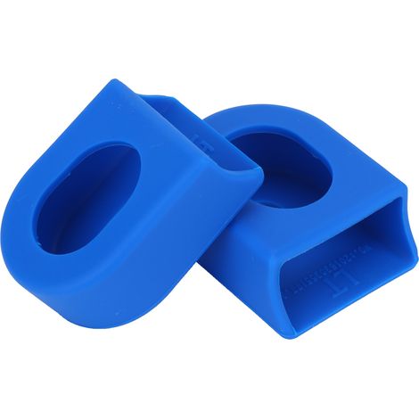 Weiche Kurbelarme mit Schutzfunktion, 1 Paar, 2 Stück, Schutzhüllen, Überschuhe, Fahrradzubehör (blau) (1/5)