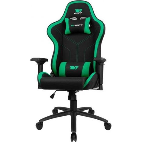 Silla gaming drift dr110 negro - verde (1/2)