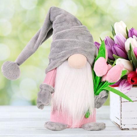 naine en peluche sans visage lutin nain décoration