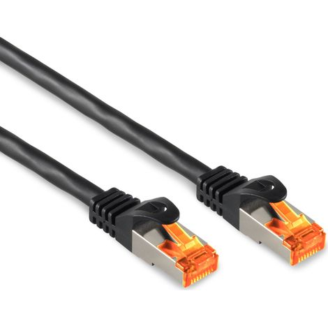 Câble réseau S-IMPULS CAT.6a, S/FTP, extérieur, IP66, noir, 5 m