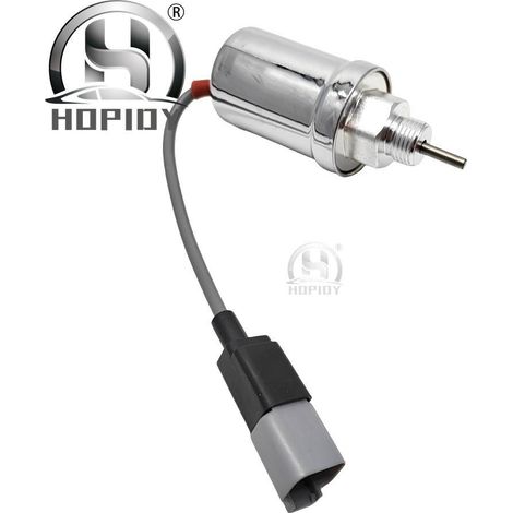 Sensor for Perkins engine shutdown solenoid valve (T401132, U8520, 6520) on engineering vehicles (1/3)