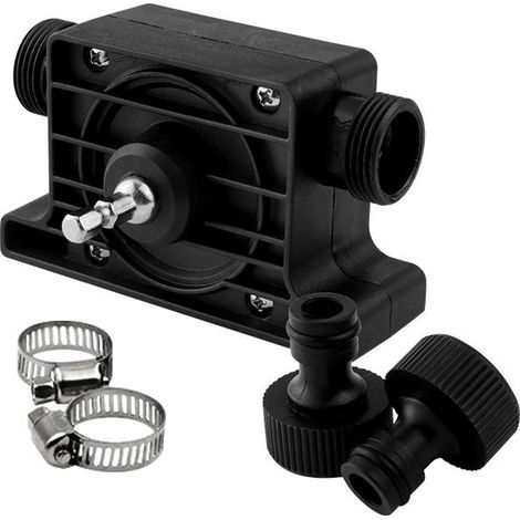Pompe de Forage Électrique Portable, Pompe de Transfert Auto-amorçante, Pompe Manuelle pour Eau et Fluide Pétrolier (1/5)