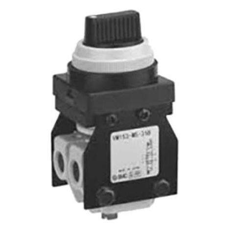 Vanne pneumatique SMC VM100 Sélectionneur rotatif (2 positions) Pneumatic Relay, G 1/8, 42948pouces ( Prix pour 1 )