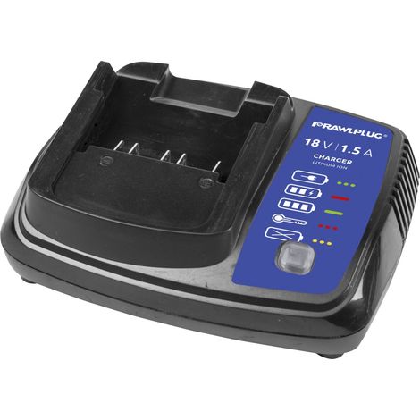 Chargeur RawlPlug R-CHR-181501 18 V 1 5 A