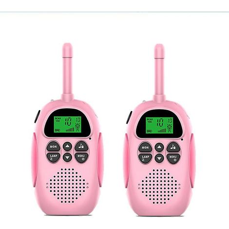 deux Pices Rose Enfants Talkie-walkie Rechargeable Sans Fil 3km Parent-enfant Jouet Interactif Cadeau (1/5)