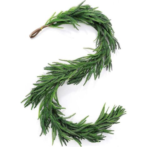 Künstliche Weihnachtsgirlande Norfolk Pine 1.8m PVC für Innen & Außen
