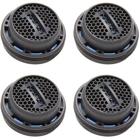 Aérateur de rechange pour pièce de monnaie Régulateur de débit 7,5 L/min M24 x 4 sans buse de mélange à clé, filtre à cartouche mixte (M24 x 4)