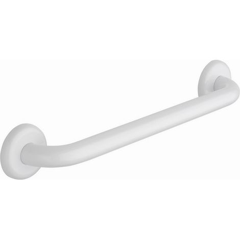 POIGNEE EN ACIER BLANC 45 cm