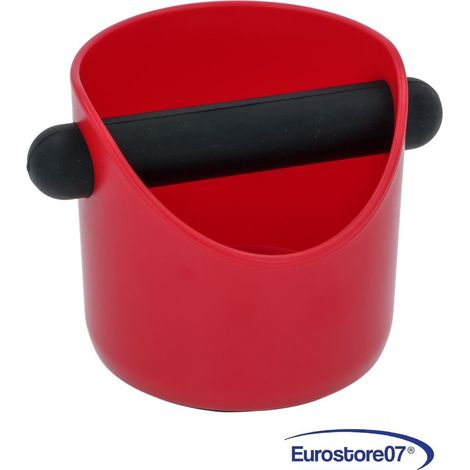 MACCHINA CAFFE'  PROFESSIONALE CASSETTO BATTIFONDI IN PLASTICA ROSSO ø 100 mm