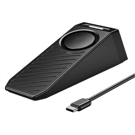Butée de porte antivol rechargeable avec base antidérapante en silicone, portable et antivol. (1/5)