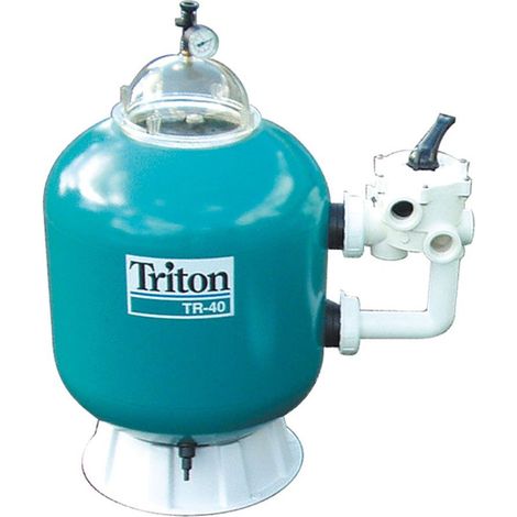 Pentair – Filtre à sable Triton 8,5 m3/h – Débit max 8,5 m3/h – Vanne multivoies 6 positions – Manomètre intégré – Facile à entretenir (1/10)