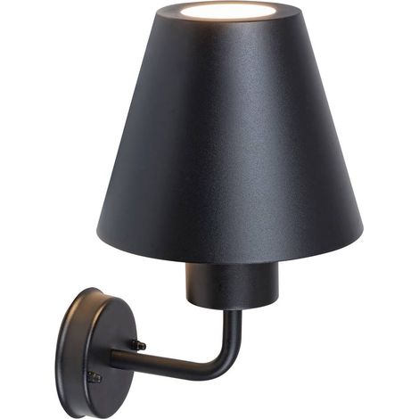 Favara lampada da parete lampada esterna nera E27 1X MAX 14W IP44 (1/5)