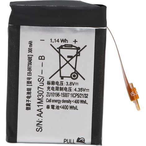 Batterie de rechange EB-BR730ABE pour Samsung Gear S2 3G SM-R735A R730A R730V R600 R735T 1.14Wh 300mAh 3.80V (1/5)