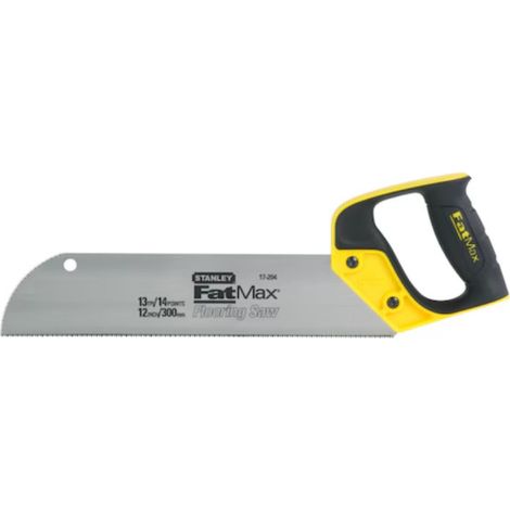 Stanley FatMax Fine Cross-Cutting Veneer Saw, 300mm Blade, 13 TPI, with Comfortable Handle, Suitable for All Wood Types (1/2)