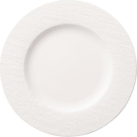 Assiette Plate Blanc, Lave-Vaisselle, Compatible Micro-Ondes, Vaisselle en Céramique, Porcelaine (1/5)