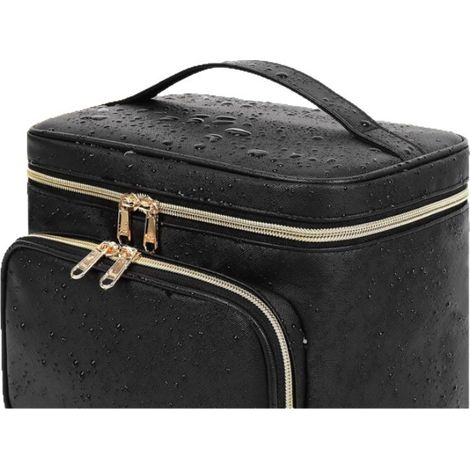 trousse portable voyage oyage portable avec compartiments pour pinceaux, poignée et séparateurs orga (1/5)